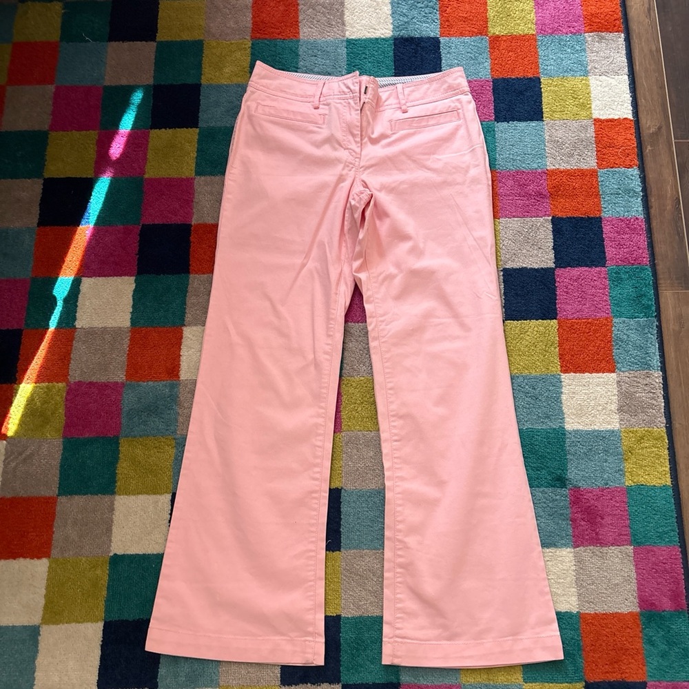 Tommy Hilfiger Light Pink Wide Leg Pants - Picture 2 of 3